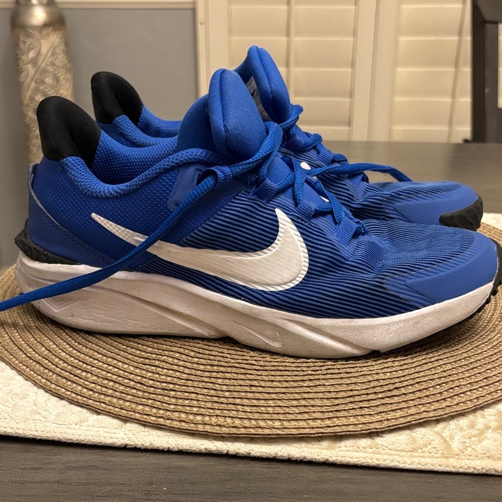 Nike Royal Blue and White Running Shoes